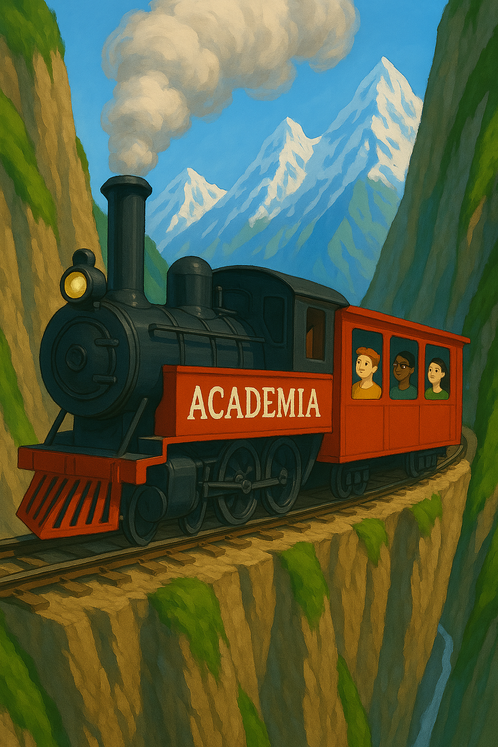 A steam train called 